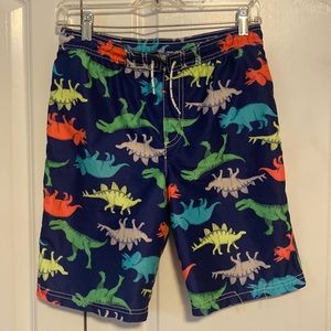 Carters 14  boys swim trunks dinosaurs bathing suit